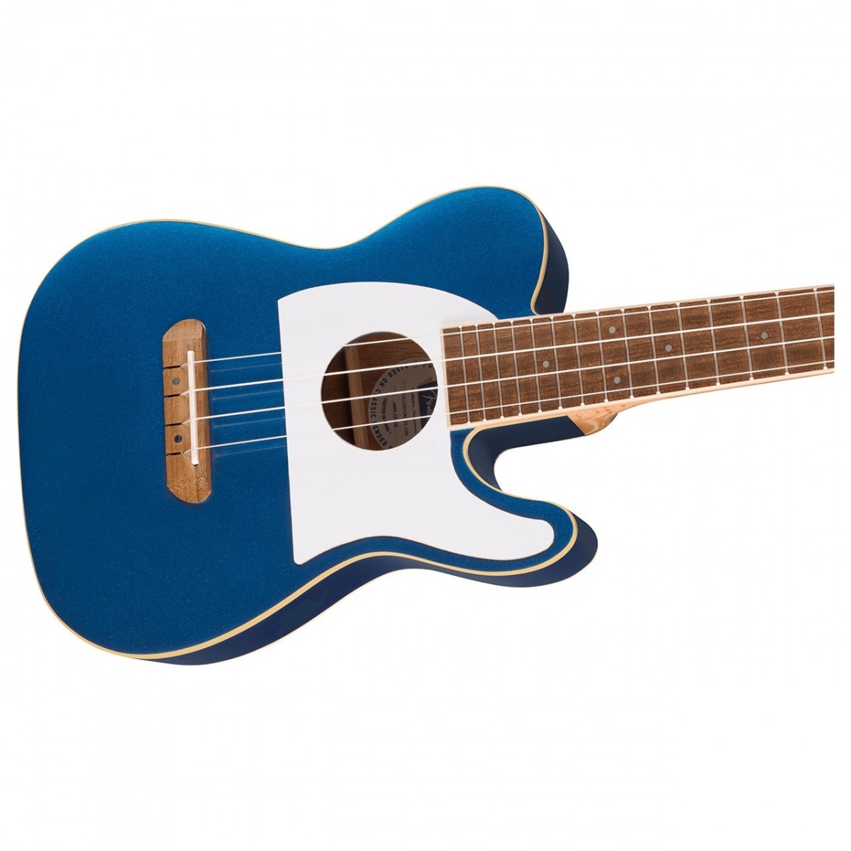 Fender Fullerton Telecaster Ukulele Lake Placid Blue - Image 5