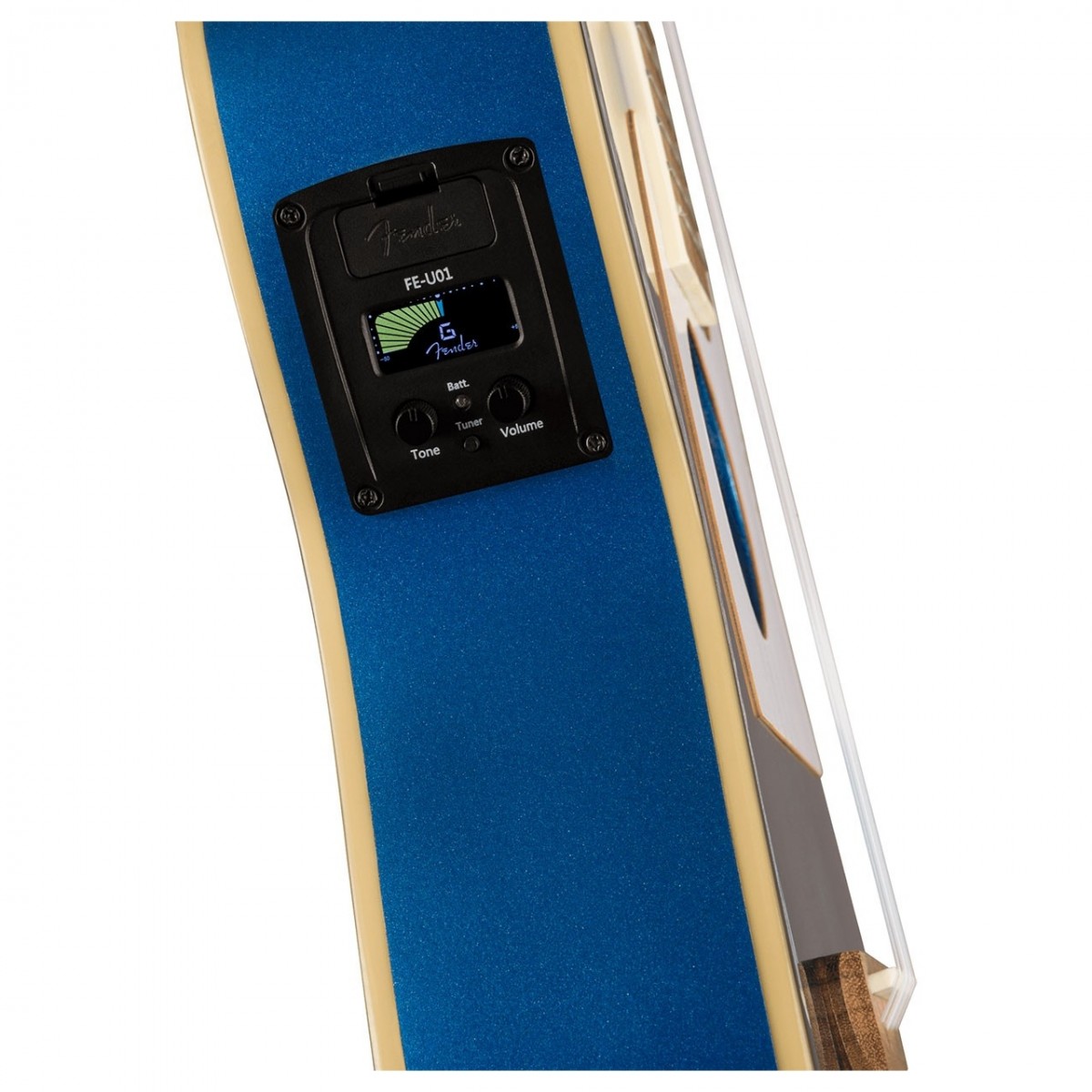 Fender Fullerton Telecaster Ukulele Lake Placid Blue - Image 6