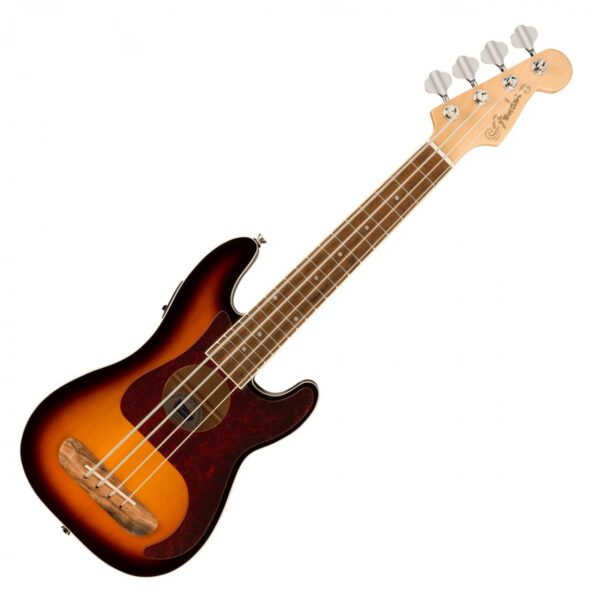 Fender Fullerton Precision Bass Ukulele 3-Color Sunburst