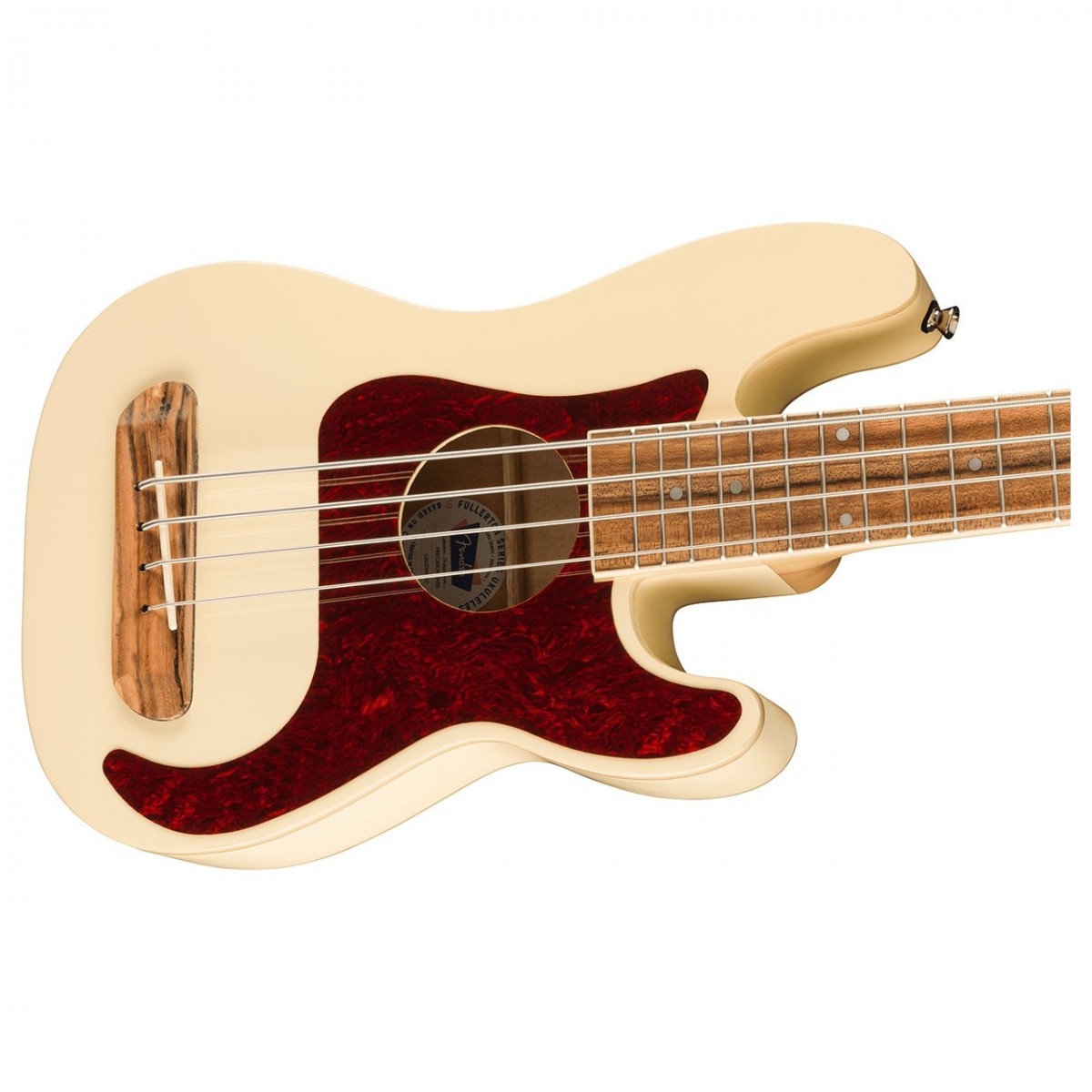 Fender Fullerton Precision Bass Ukulele Olympic White - Image 5