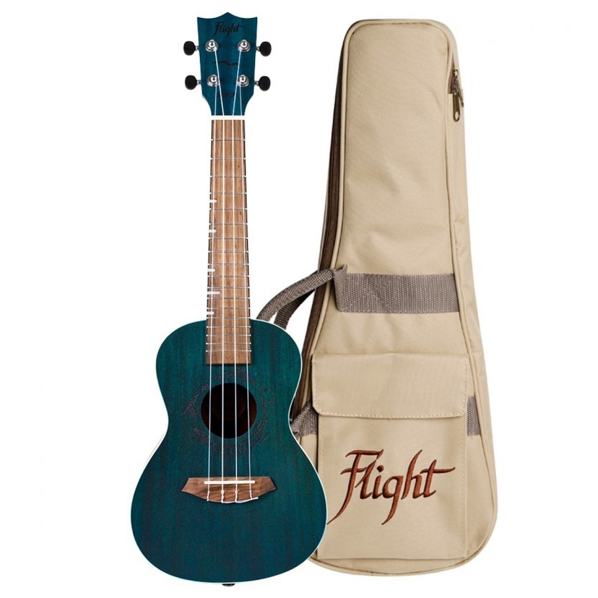Flight DUC380 Concert Ukulele Topaz - Image 4