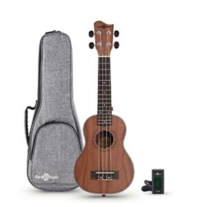 Koa Soprano Ukulele Pack by Gear4music