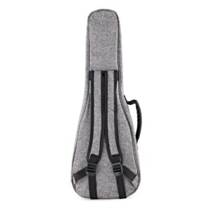 Ukulele Concert Premium Gigbag By Gear4music Grey - Image 4
