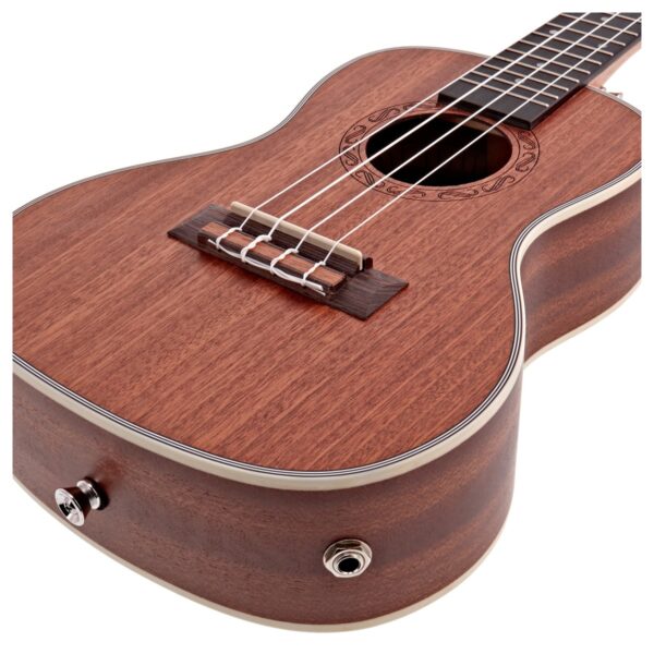 Sapele Concert Electro-Ukulele by Gear4music