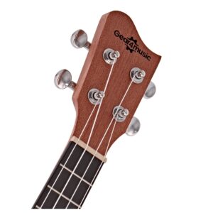Sapele Concert Electro-Ukulele by Gear4music - Image 6