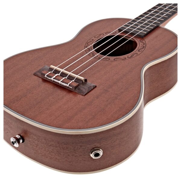 Sapele Tenor Electro-Ukulele by Gear4music