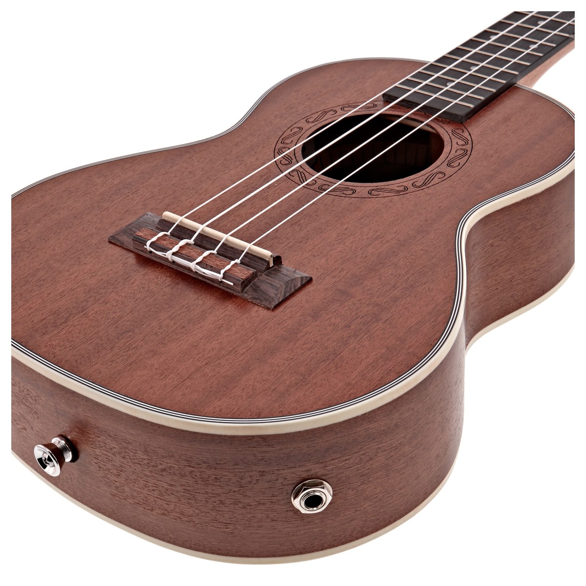 Sapele Tenor Electro-Ukulele by Gear4music - Image 4