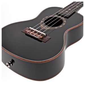 Archback Concert Ukulele by Gear4music Black - Image 4
