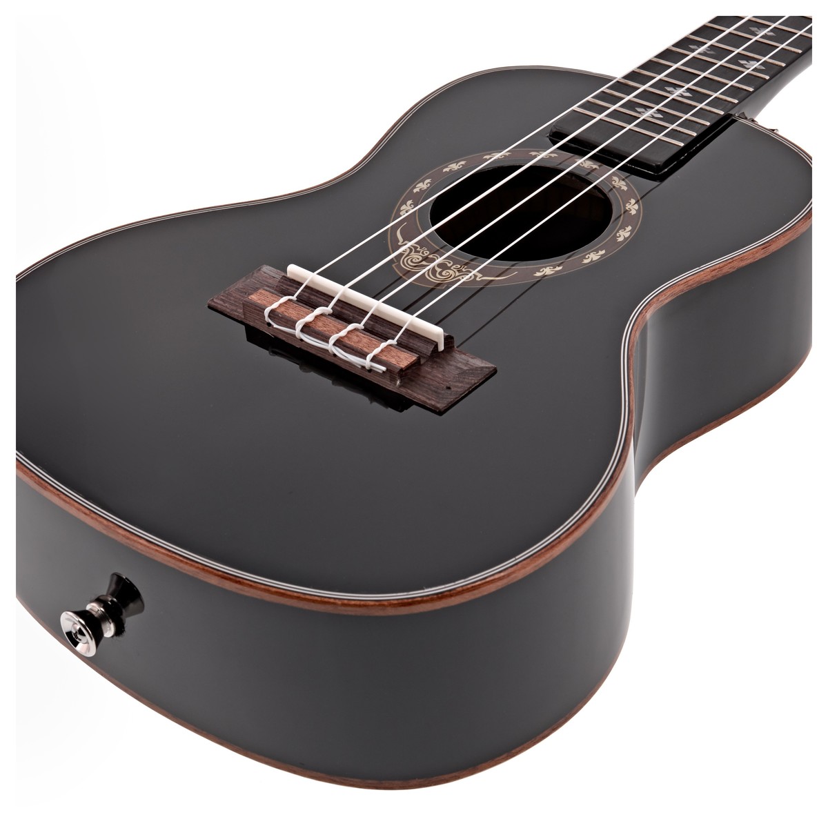 Archback Concert Ukulele by Gear4music Black - Image 4