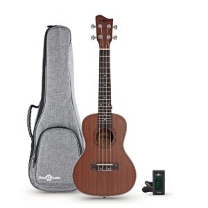 Sapele Concert Ukulele Pack by Gear4music