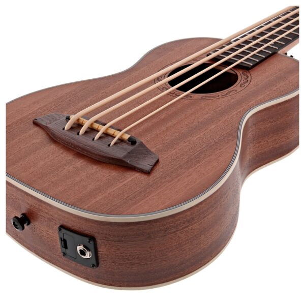 Deluxe Electro Ukulele Bass by Gear4music Sapele