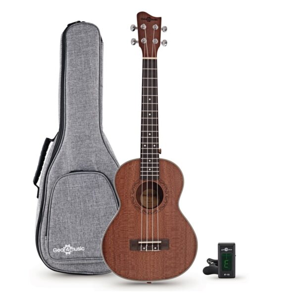 Sapele Tenor Ukulele Pack by Gear4music