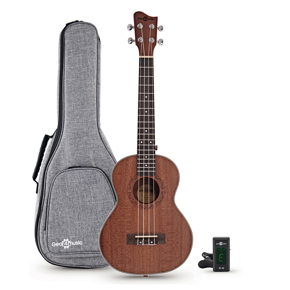 Sapele Tenor Ukulele Pack by Gear4music - Image 1