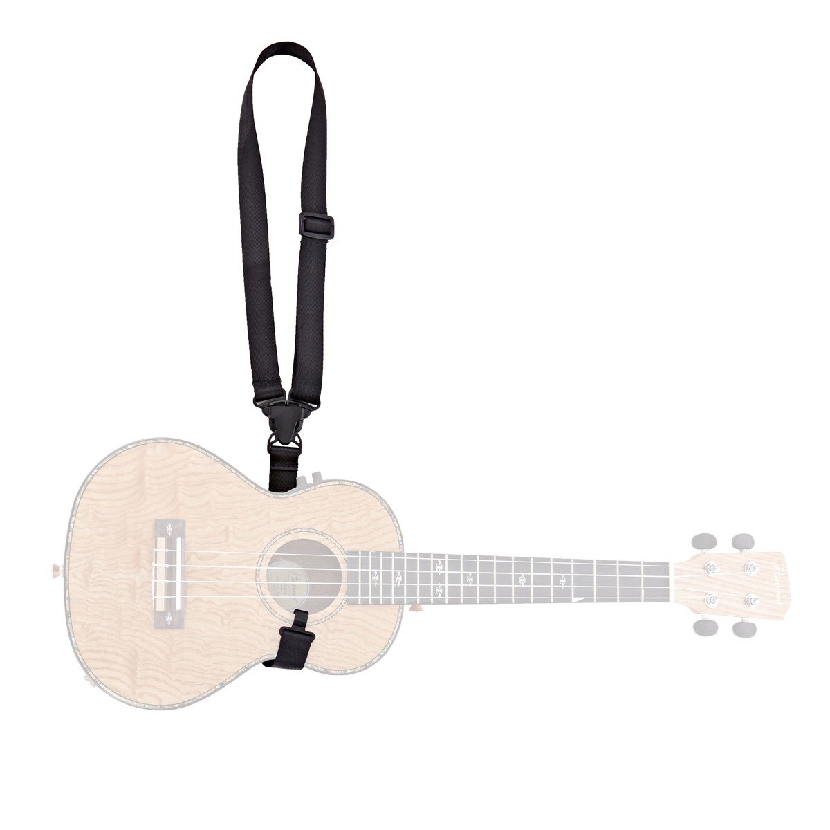 Ukulele Clip-On Strap by Gear4music Black - Image 5