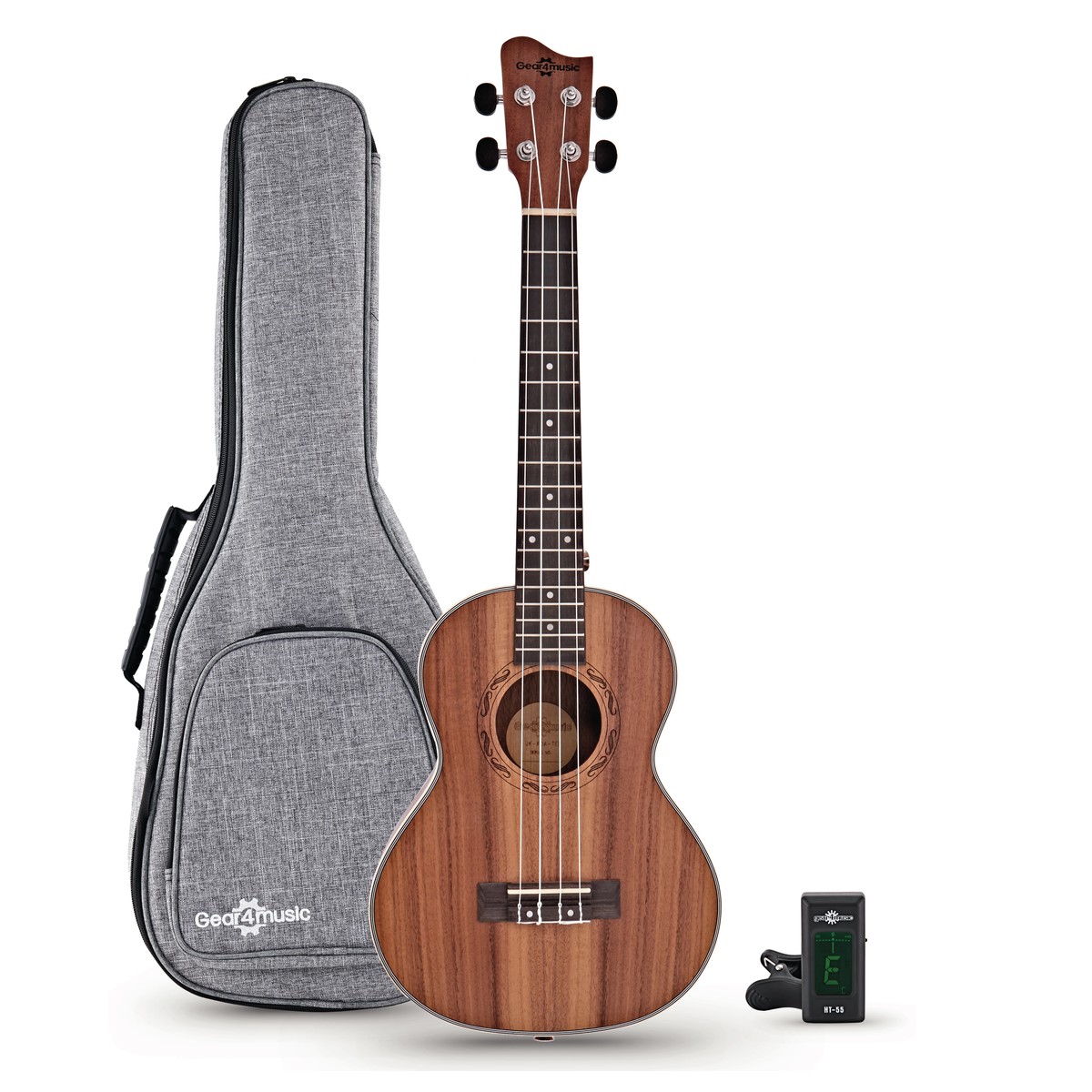 Koa Tenor Ukulele Pack by Gear4music - Image 1