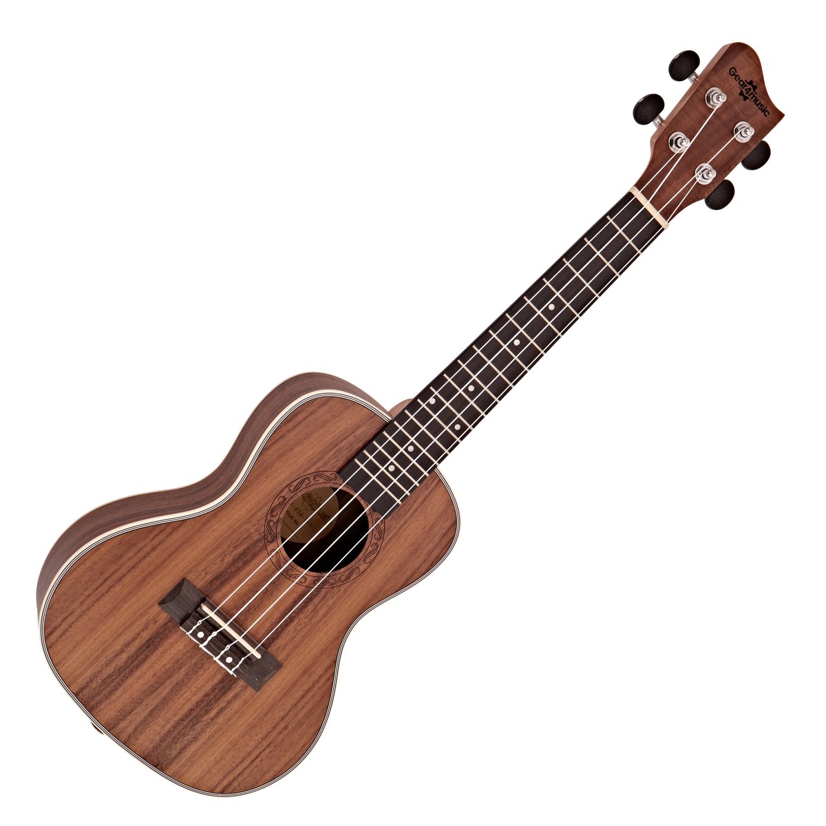 Koa Concert Ukulele by Gear4music - Image 1