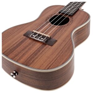 Koa Concert Ukulele by Gear4music - Image 4