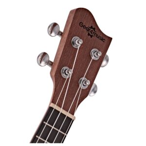Sapele Soprano Electro-Ukulele by Gear4music - Image 6