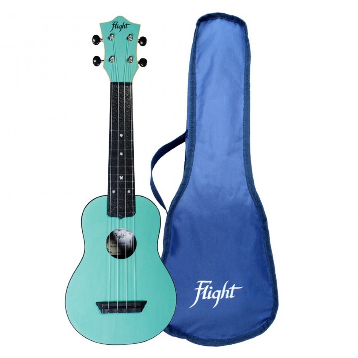 Flight TUS-35 Travel Soprano Ukulele Light Blue - Image 5