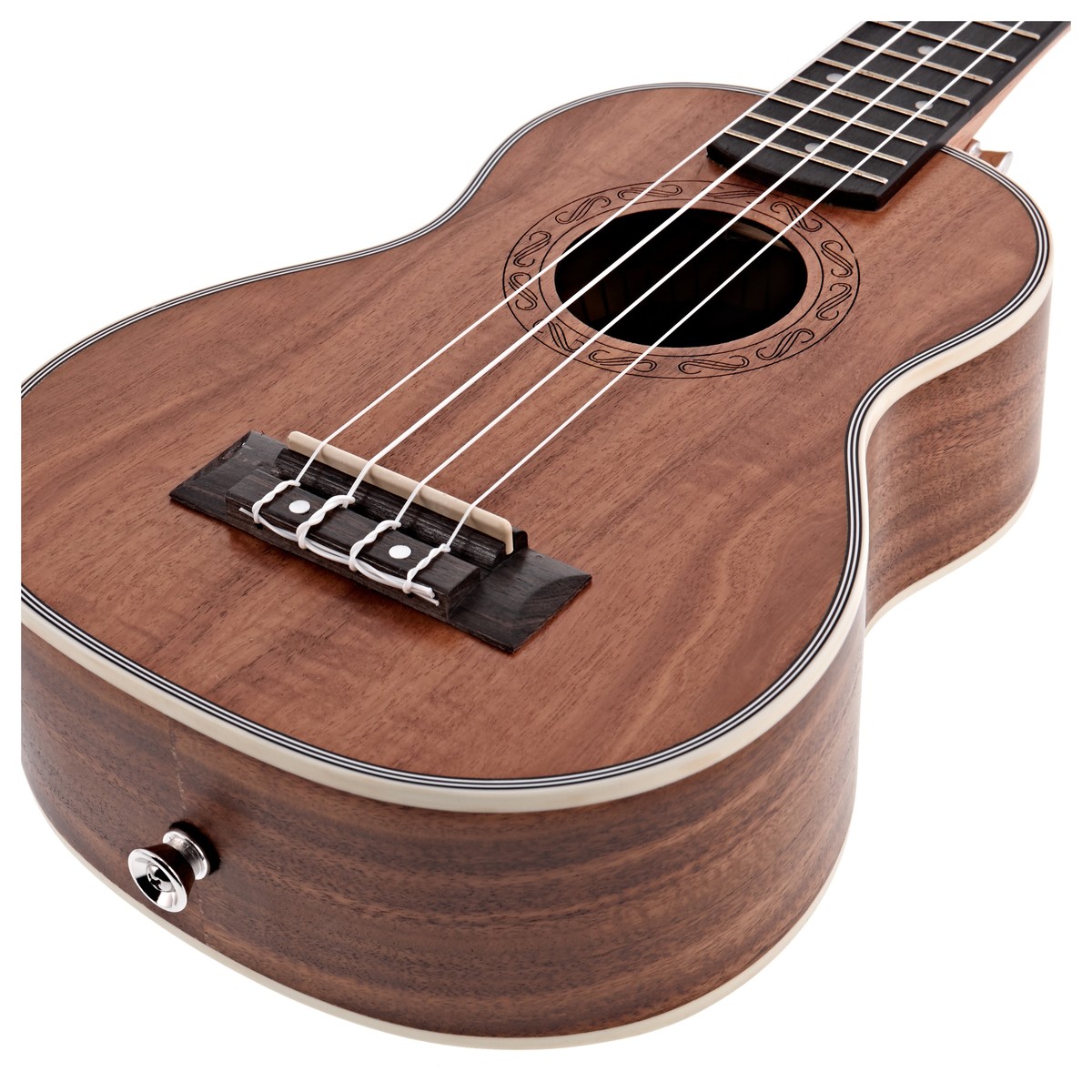 Koa Soprano Ukulele by Gear4music - Image 4