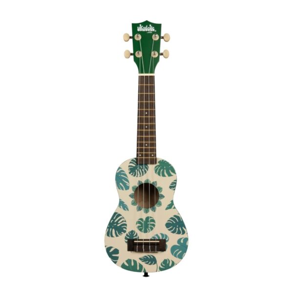 Kala Ukadelic Soprano Ukulele Monstera