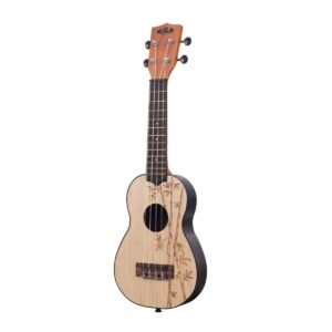 Kala Ukadelic Soprano Ukulele Bamboo Top - Image 5