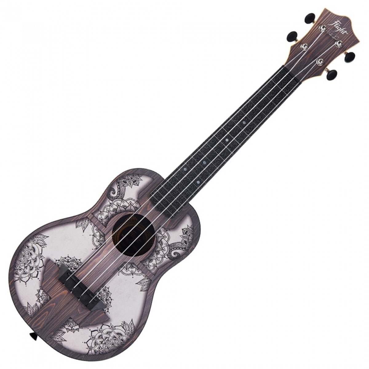 Flight TUC-40 Travel Concert Ukulele Mandala Wood - Image 1