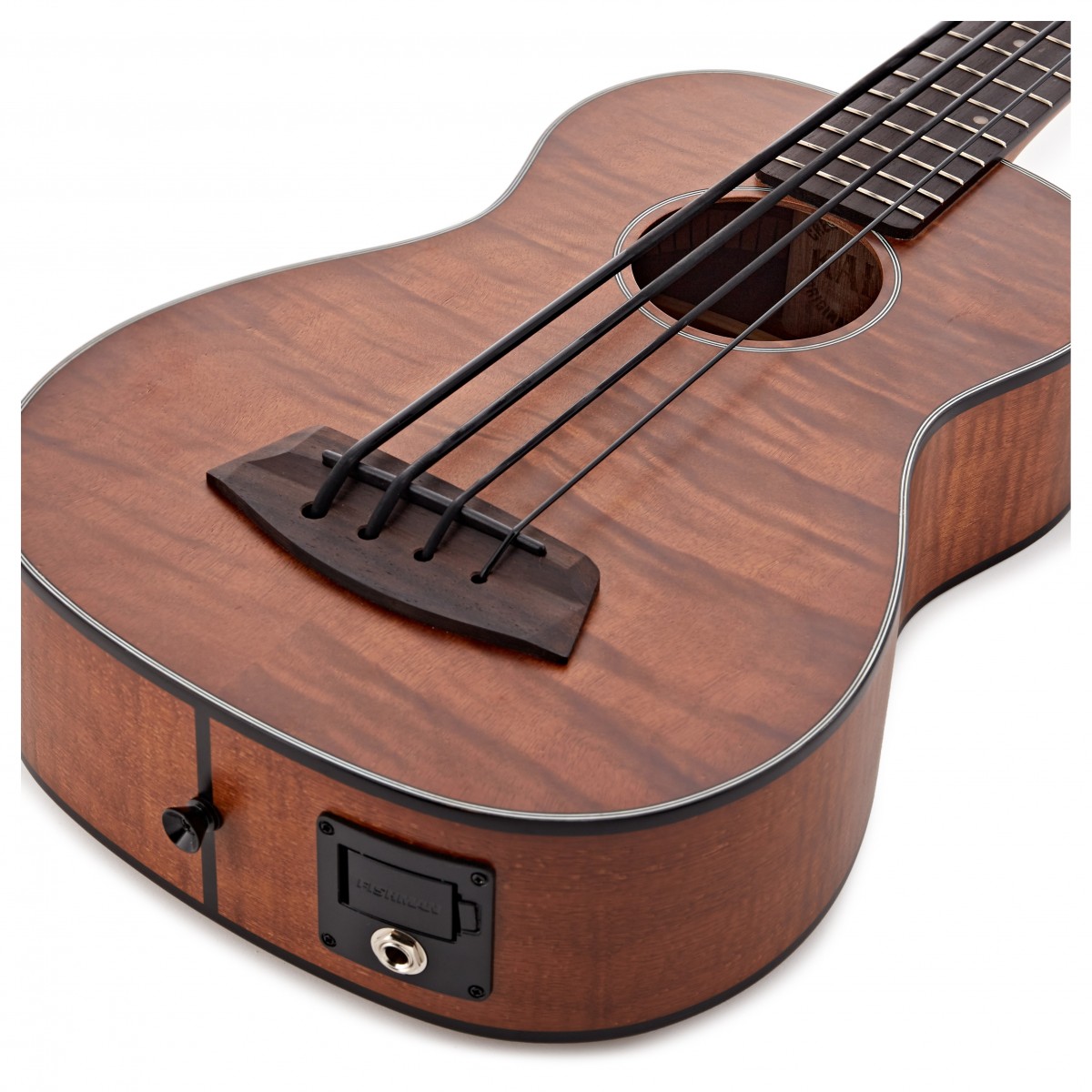 Kala Fretted U-Bass Electro-Acoustic Ukulele Exotic Mahogany - Image 4
