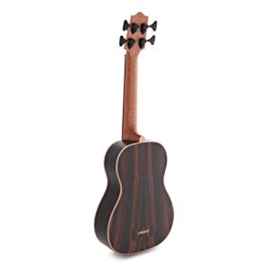 Kala Fretless U-Bass Electro-Acoustic Ukulele Striped Ebony - Image 5
