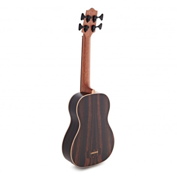 Kala Fretless U-Bass Electro-Acoustic Ukulele Striped Ebony