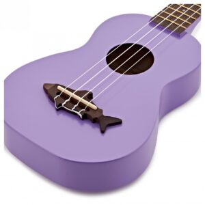 Kala Makala Shark Soprano Ukulele Sea Urchin Purple - Image 4