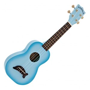Kala Makala Dolphin Soprano Ukulele Light Blue Burst