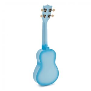 Kala Makala Dolphin Soprano Ukulele Light Blue Burst - Image 5
