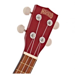 Mahalo Kahiko Ukulele Transparent Red - Image 6