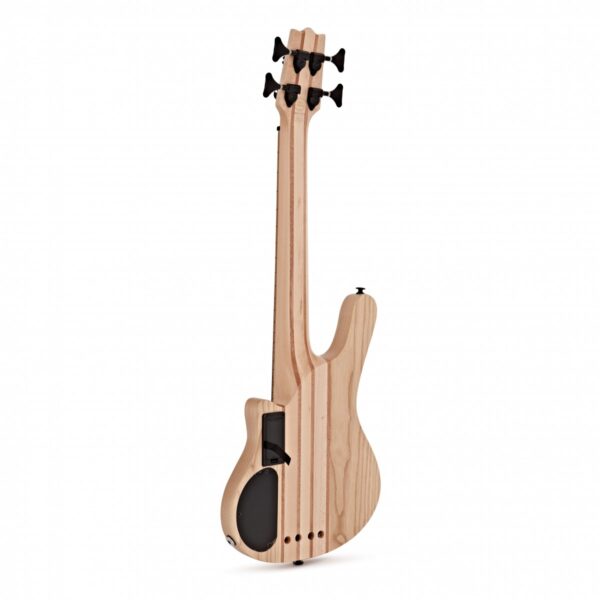 Mahalo Solid Electric Bass Ukulele Natural