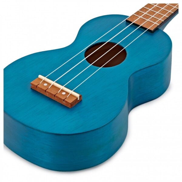 Mahalo Kahiko Ukulele Transparent Blue