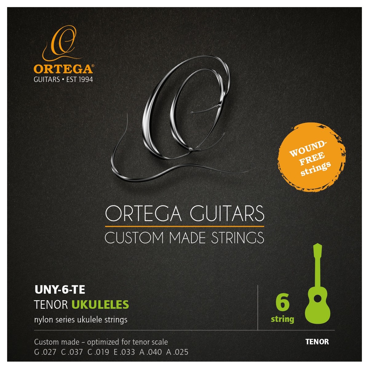 Ortega UNY-6-TE Tenor Ukulele 6 Strings - Image 1