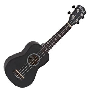 Stagg Soprano Ukulele & Bag Night Black
