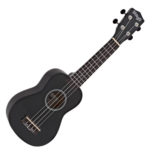 Stagg Soprano Ukulele & Bag Night Black