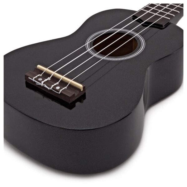 Stagg Soprano Ukulele & Bag Night Black
