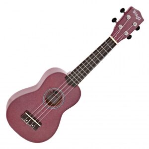 Stagg Soprano Ukulele & Bag Violet Purple