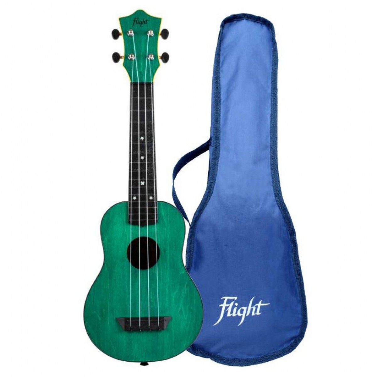 Flight TUS-35 Travel Soprano Ukulele Green - Image 5
