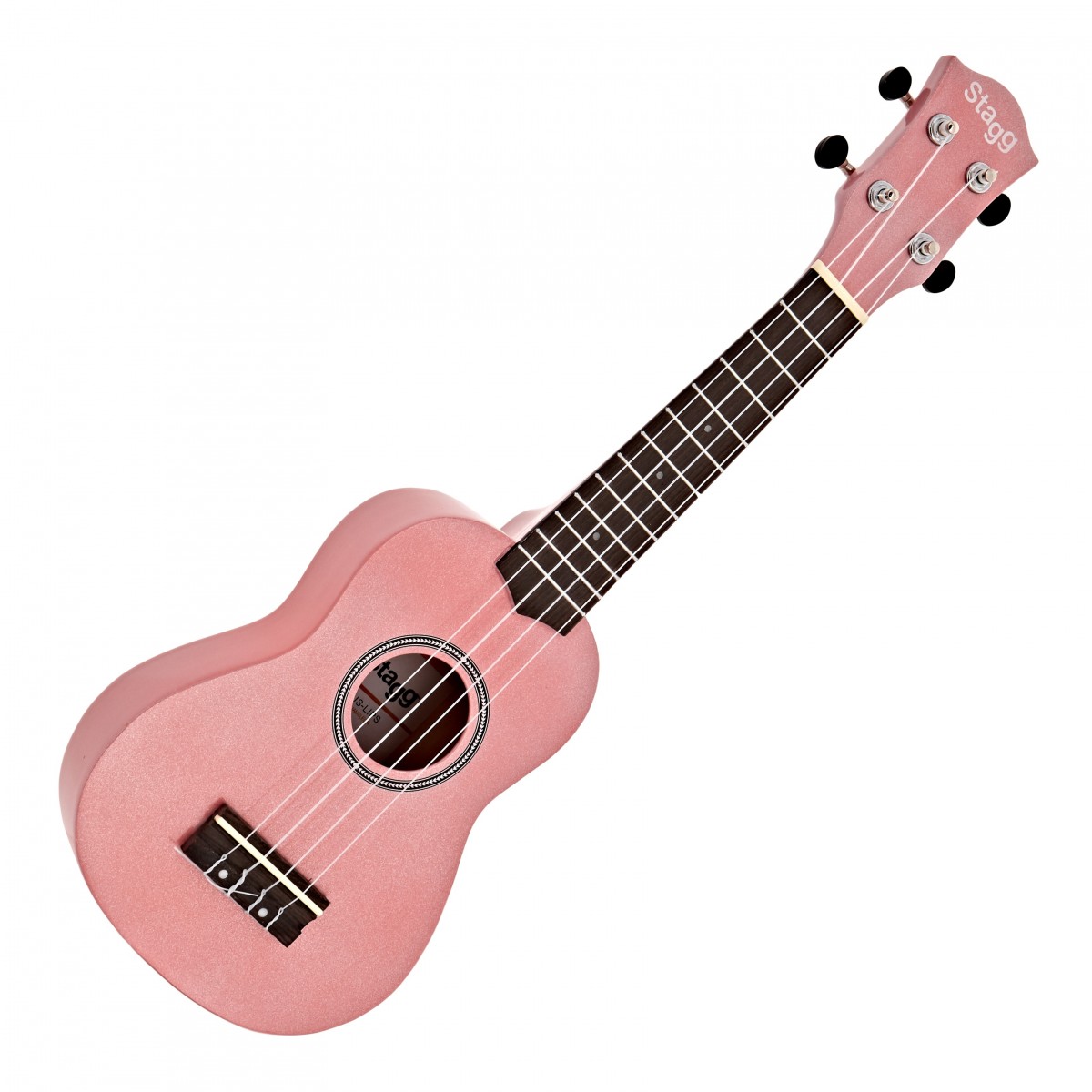 Stagg Soprano Ukulele & Bag Lips Red - Image 1