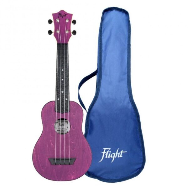 Flight TUS-35 Travel Soprano Ukulele Purple