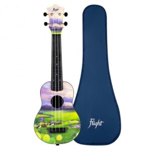 Flight TUS-40 Travel Soprano Ukulele View - Image 5
