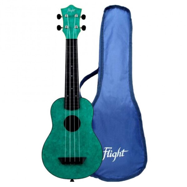Flight TUS-65 Travel Soprano Ukulele Emerald