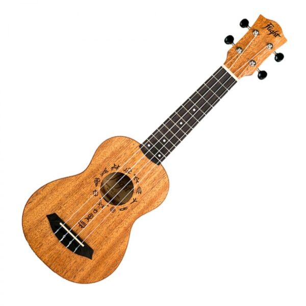 Flight DUS371 Soprano Ukulele African Mahogany
