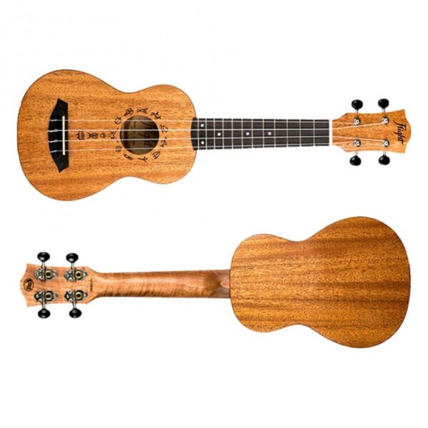 Flight DUS371 Soprano Ukulele African Mahogany