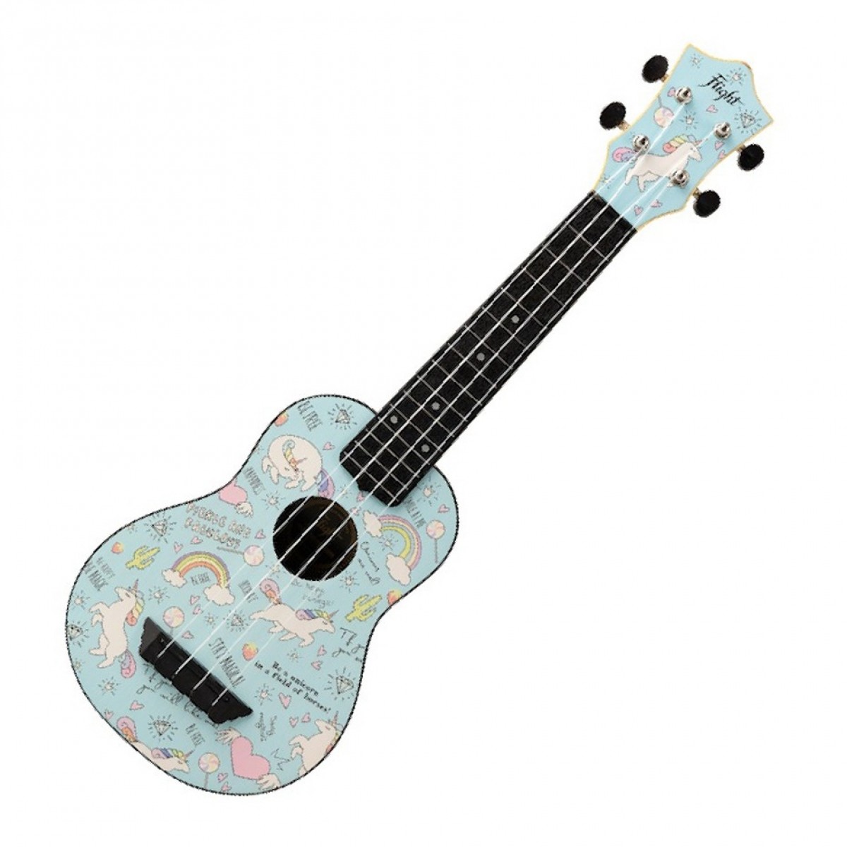 Flight TUS-40 Travel Soprano Ukulele Unicorn - Image 1
