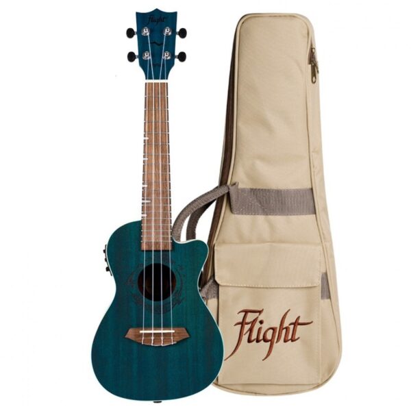 Flight DUC380 Electro Concert Ukulele Topaz
